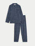 Marks & Spencer "Pure Cotton Checked Pyjama Set"